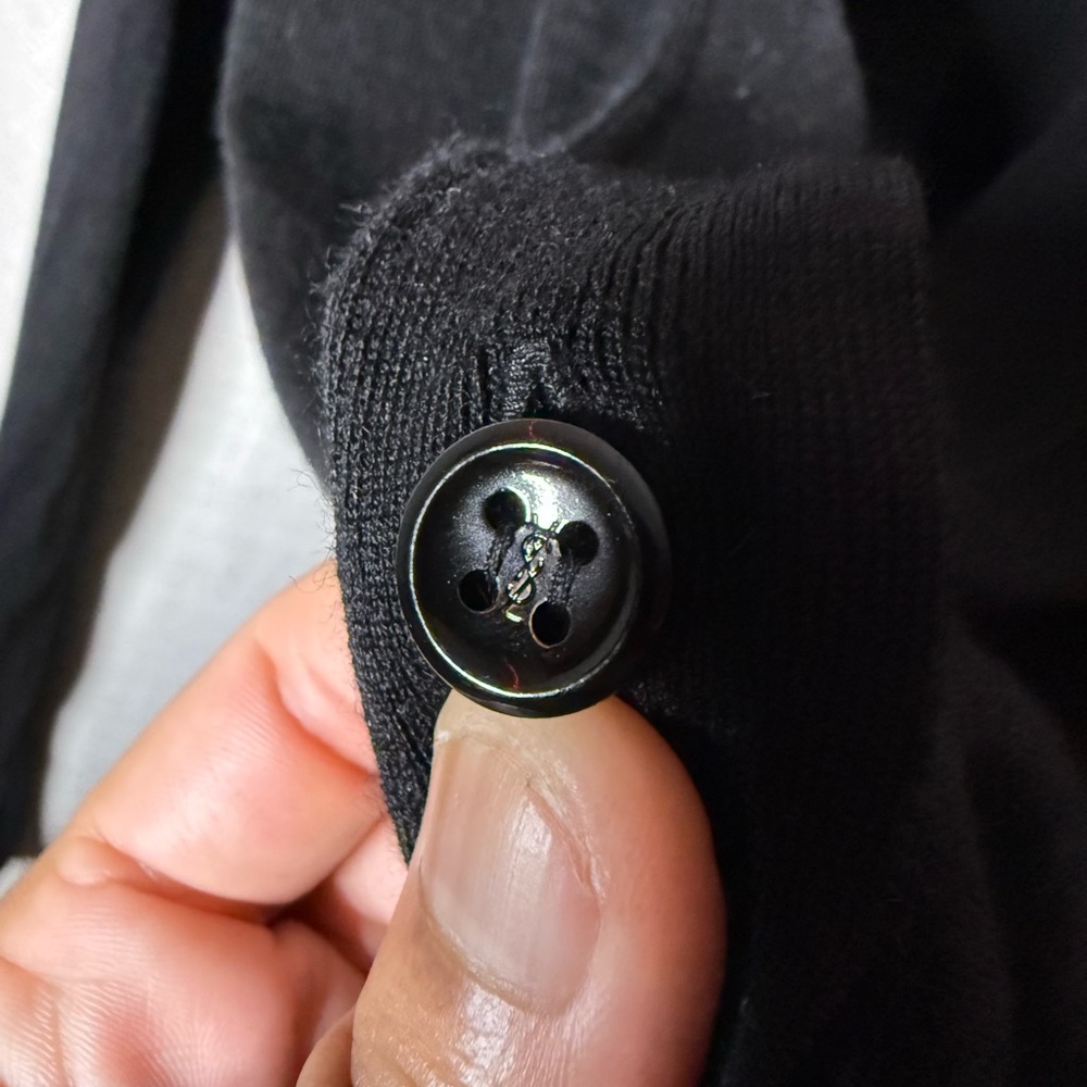 Yves Saint Laurent black Knitwear cardigan - Picture 4 of 6